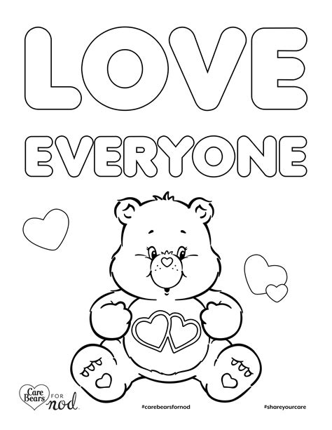 Carebears Coloring Pages