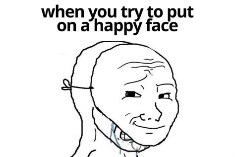 Happy Crying Meme Face