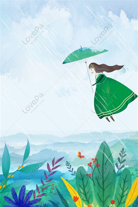 Rain Watercolor Painting Images, HD Pictures For Free Vectors Download - Lovepik.com