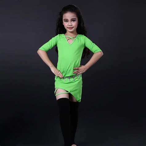 NEW! modal girls belly dance costumes senior half sleeves belly dance ...