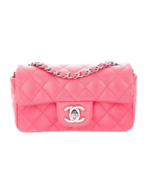 Lyst - Chanel Classic Extra Mini Flap Bag Pink in Metallic