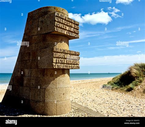 8544. D-Day Landings Memorial, Juno Beach, Normandy, France, Europe Stock Photo - Alamy