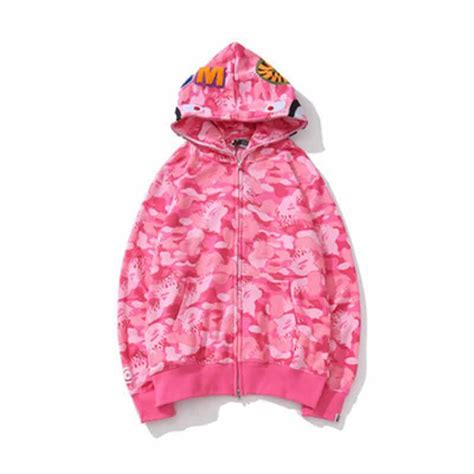 A BATHING APE® | Unisex Pink Bape Hoodie | Bapestar