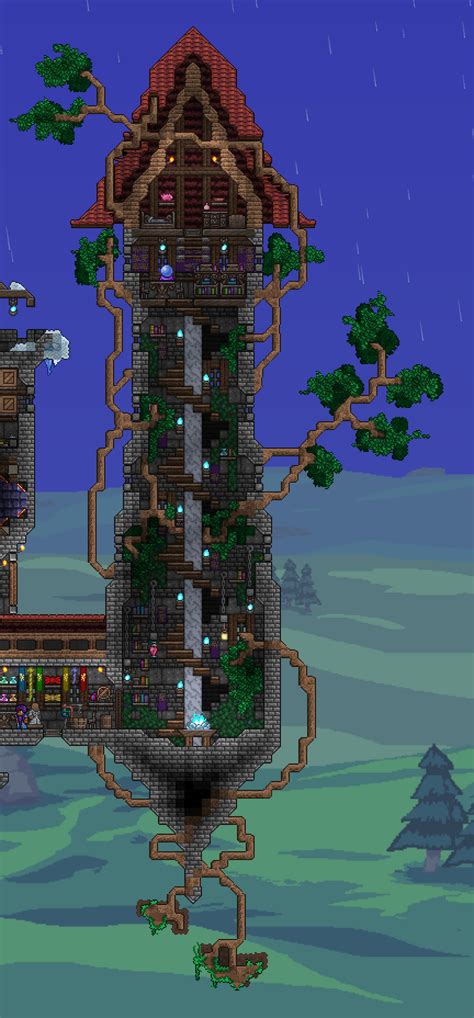 Terraria Spiral Staircase Design