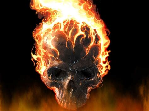 Fire Skull Wallpapers - Wallpaper Cave