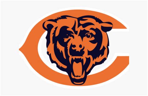 Black Bear Clipart Chicago Bears - Chicago Bears Head Logo, HD Png ...