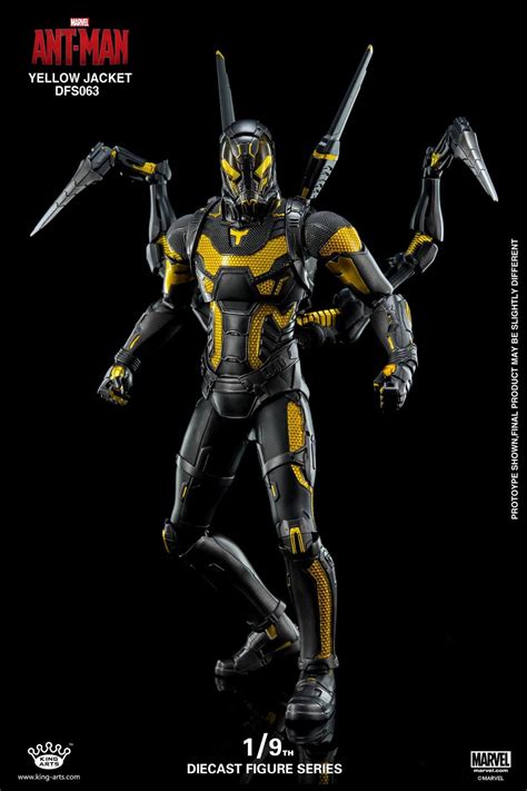 toyhaven: Check out King Arts 1/9th scale YellowJacket 22cm tall Die-cast action figure from Ant-Man