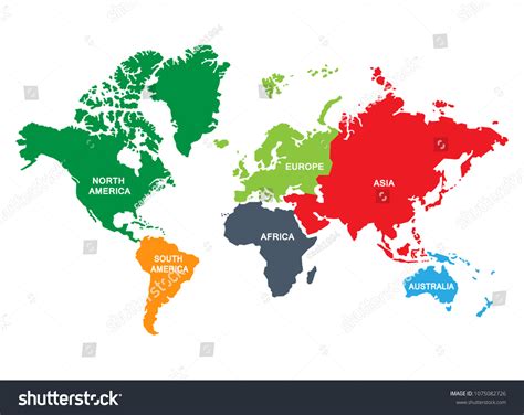 Political World Map World Map Continents Countries