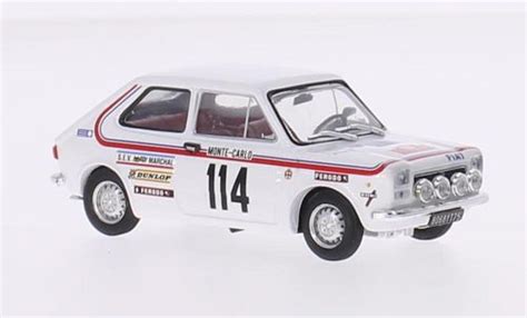 Diecast model cars Fiat 127 1/43 Brumm No.114 Rallye Monte-Carlo 1973 B.Dongues/C.Saulie ...