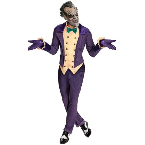 Adult Batman Arkham City Joker Men Costume | $53.99 | The Costume Land