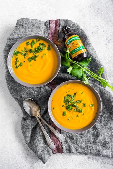 Creamy Carrot Orange Soup - Nutmeg Nanny