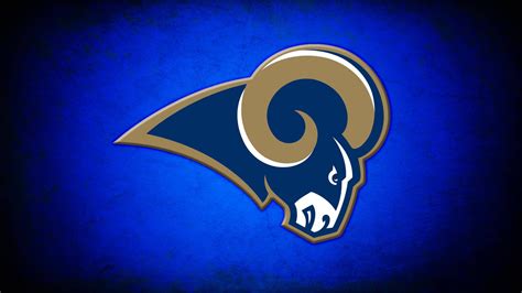 Download Los Angeles Rams Blue Logo Wallpaper | Wallpapers.com