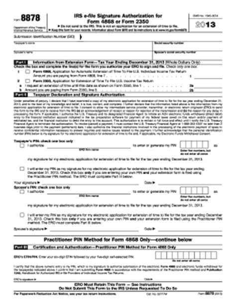 24 Printable Irs Form 4868 Templates - Fillable Samples in PDF, Word to ...