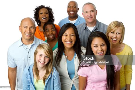 Diverse Group Of People Stock Photo - Download Image Now - Multiracial Group, Group Of People ...