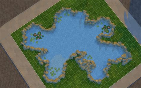 The Sims 4 Cool Pools, Part 1 : The Pond-Pool