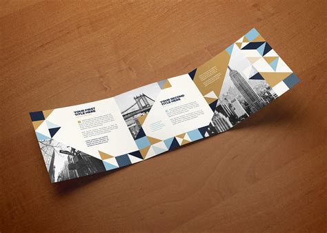 Square Cool Pattern Trifold on Behance