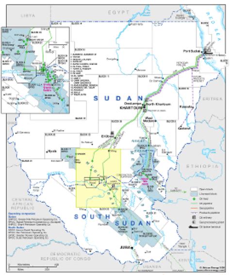 Oil infrastructure in Sudan and South Sudan | African Energy