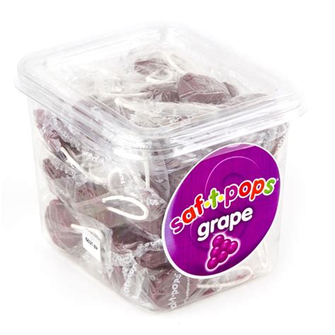 Saf-T-Pops Grape - 1.43 LB • Lollipops & Suckers • Bulk Candy • Oh! Nuts®