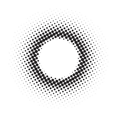 Circle halftone pattern vector 13332944 Vector Art at Vecteezy