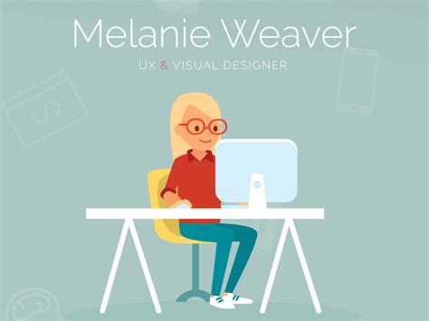 SVG Character Animation - Website Portfolio by Melanie Berberette on Dribbble