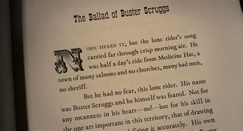 The Ballad of Buster Scruggs on Behance