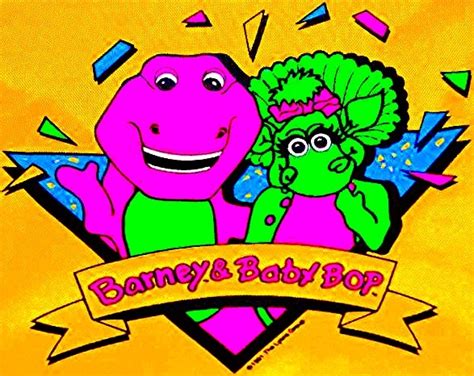 1991 Barney and Baby Bop Logo by BestBarneyFan on DeviantArt