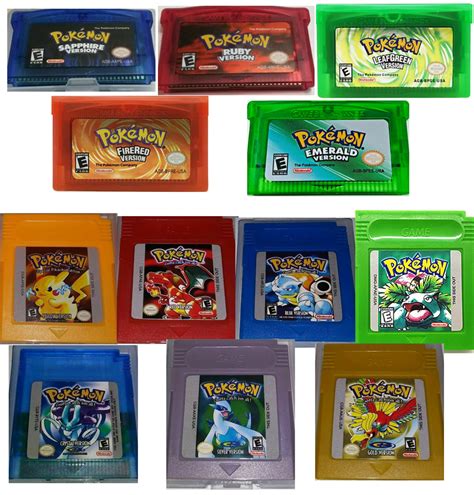 Pokemon Gameboy Color/Approach Legacy Pack (All 12 Video games!) Final Sequence! - iCommerce on Web