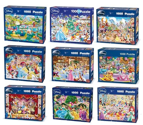 Disney 1000 Piece Jigsaw Puzzles Choice of 12 Official Cartoon Licensed Designs | eBay