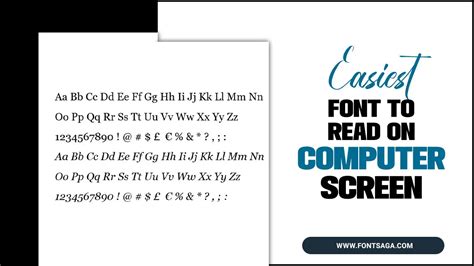 Easiest Font To Read On Computer Screen- Optimal Readability