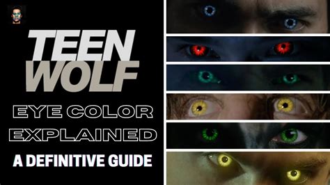 Werewolf Eye Color Chart