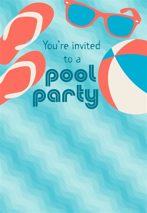 Blank Template Free Blank Pool Party Flyer – The Power of Ads