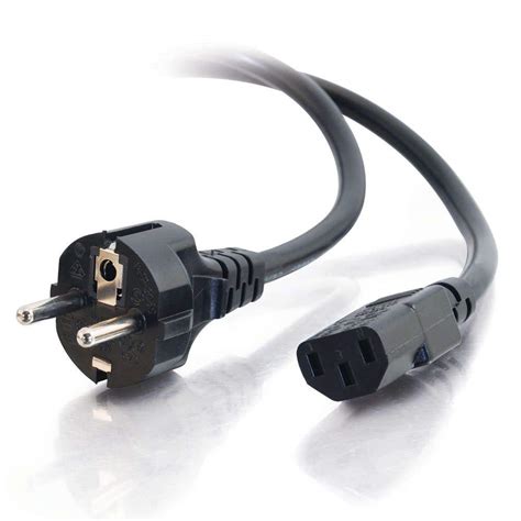 Buy C2G Legrand European Power Cord, Replacement Power Cord with 18 AWG Power Cable, 8 Foot ...