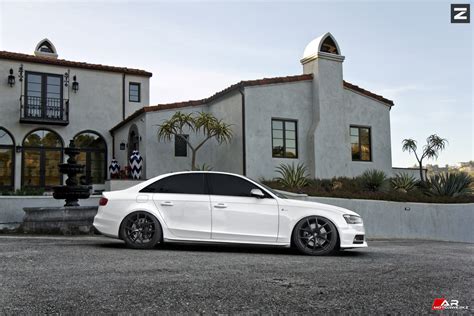 AUDI S4 WHITE ZITO ZF05 SATIN BLACK – AR Motorwerkz