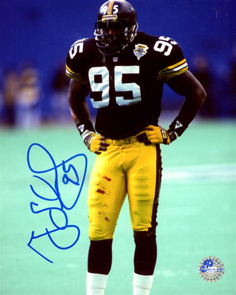 Greg Lloyd Signed Steelers 8x10 Photo (Pro Player Hologram) | Pristine Auction