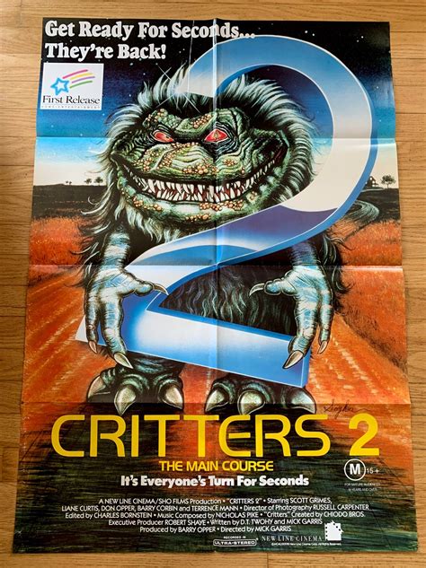 1989 CRITTERS 2 Original Australian One sheet Movie Poster | Time Warp ...