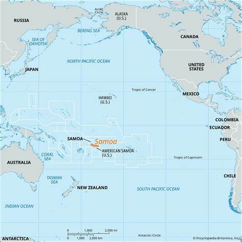 Samoa Map Of The World - First Day Of Spring 2024 Countdown