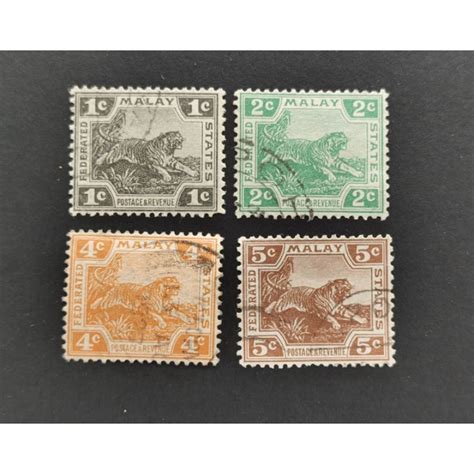 Federated Malay States 1922 Stamps ( Setem FMS 1922) | Shopee Malaysia