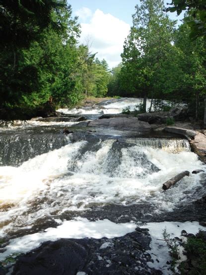 Bond Falls Michigan Pictures and Map