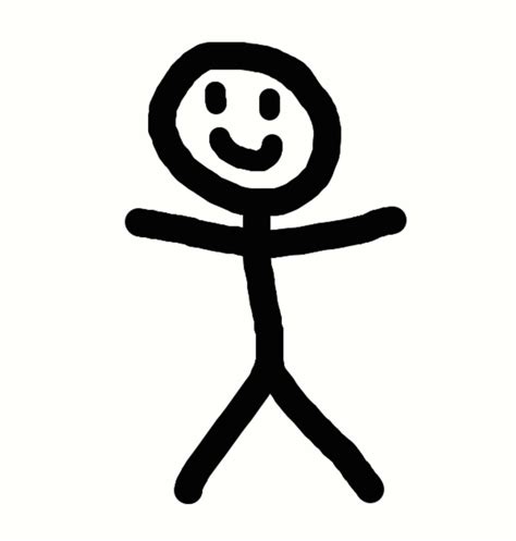 Stickman With Face - ClipArt Best