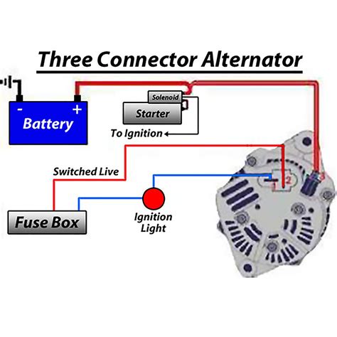 Wiring Diagram For 3 Wire Alternator