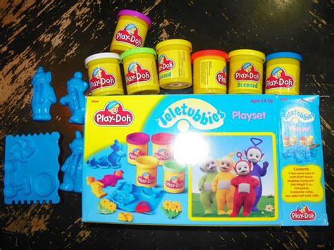 RARE 1998 PLAY-DOH TELETUBBIES TINKY WINKY, DIPSY, LAA-LAA, AND PO MOLDS #KY4 | #1952822124