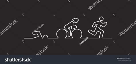 7,567 Triathlon vector Images, Stock Photos & Vectors | Shutterstock