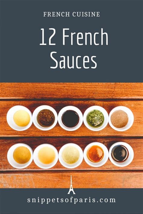 12 Easy French Sauces Recipes (including Mother Sauces) | Snippets Of Paris