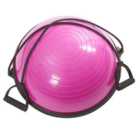 Costway Ball Balance Trainer Yoga Fitness Strength Exercise Workout W/pump (Rose) - Walmart.com ...