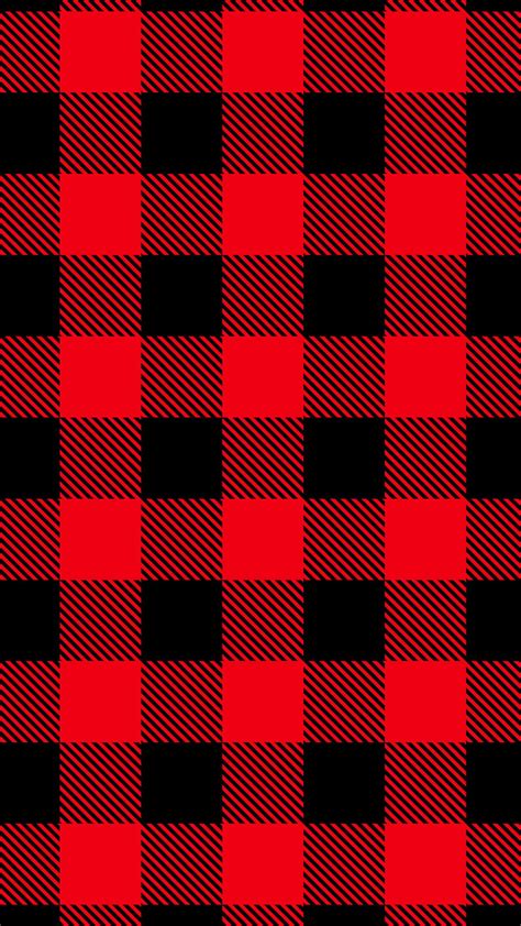 Red Plaid Wallpaper