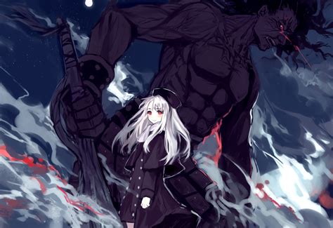 berserker, Fate, Stay, Night, Illyasviel, Von, Einzbern, Red, Eyes, Tan ...