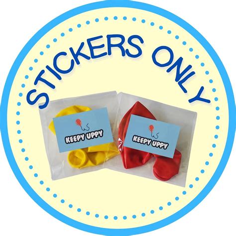 Balloon Party Favor, Kids Party Favors, Party Balloons STICKERS ONLY - Etsy