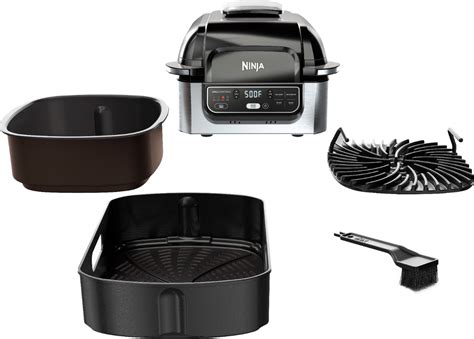 Customer Reviews: Ninja Foodi 5-in-1 Indoor Grill with 4-qt Air Fryer, Roast, Bake, & Dehydrate ...