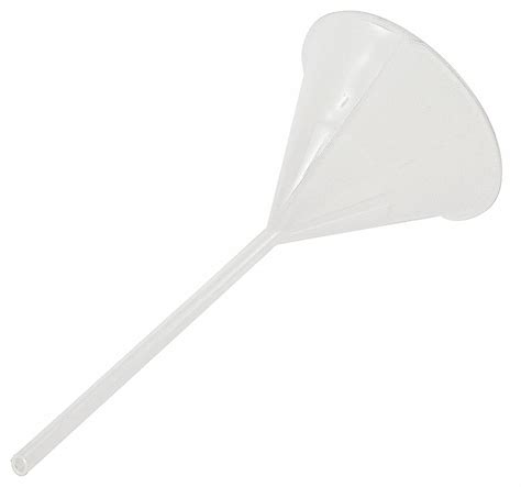 Plastic, 7.61 fl oz Capacity - Oz, Funnel - 24AN17|241754-0003 - Grainger