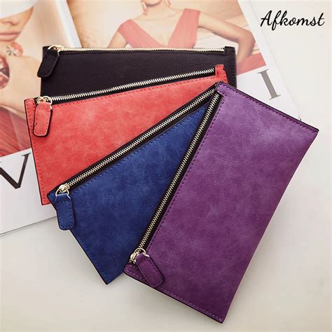 Women's Slim Credit Card Holder Wallet | semashow.com